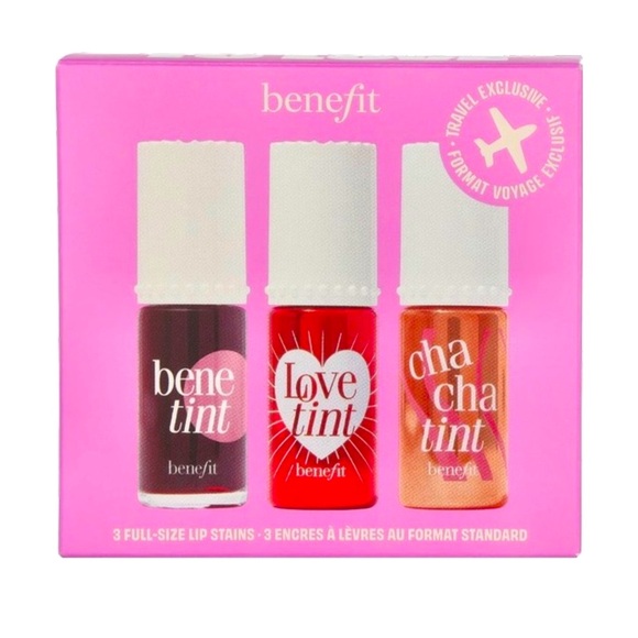 Benefit Lip and Cheek Stain Trio